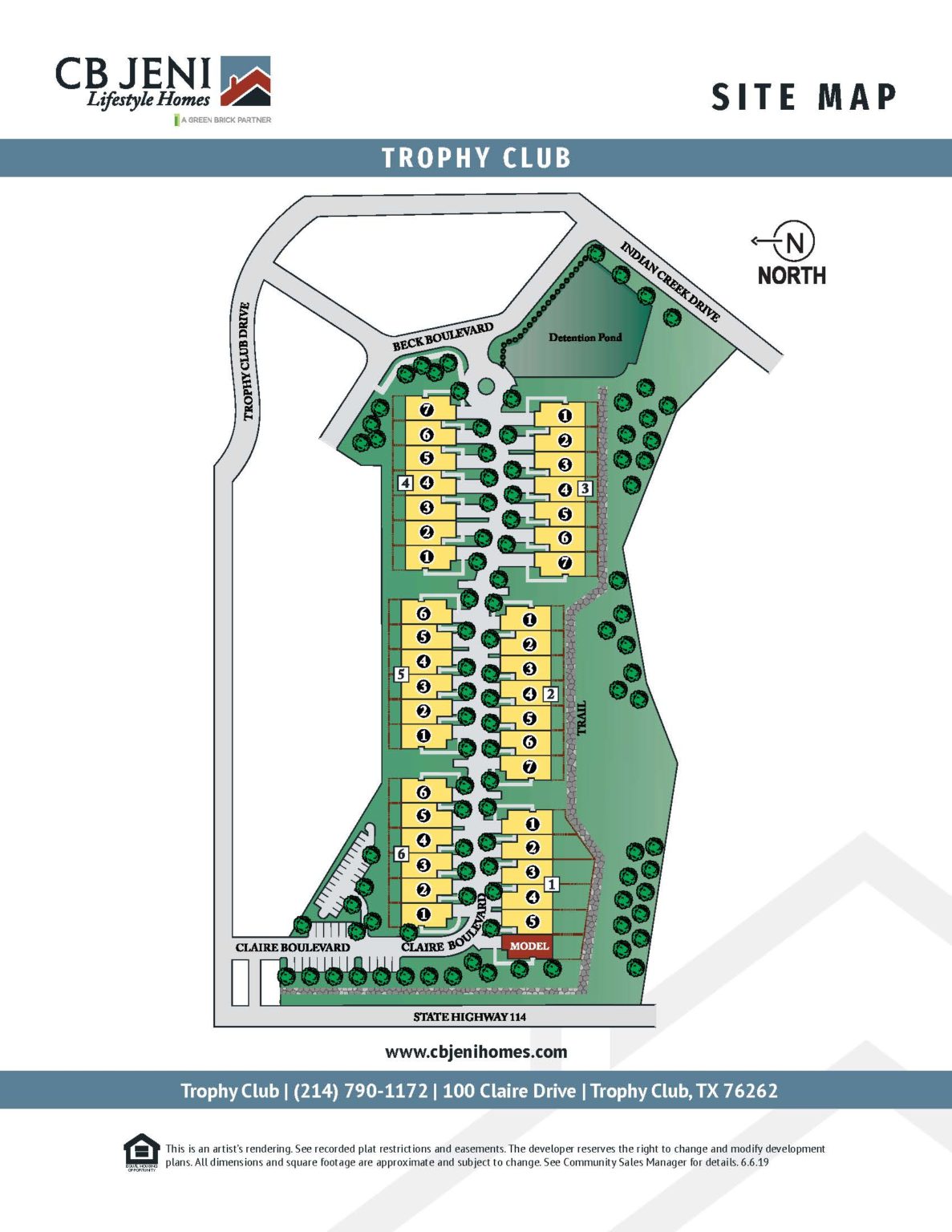 Trophy Club_Site Map 3.20.20 | CB JENI Homes