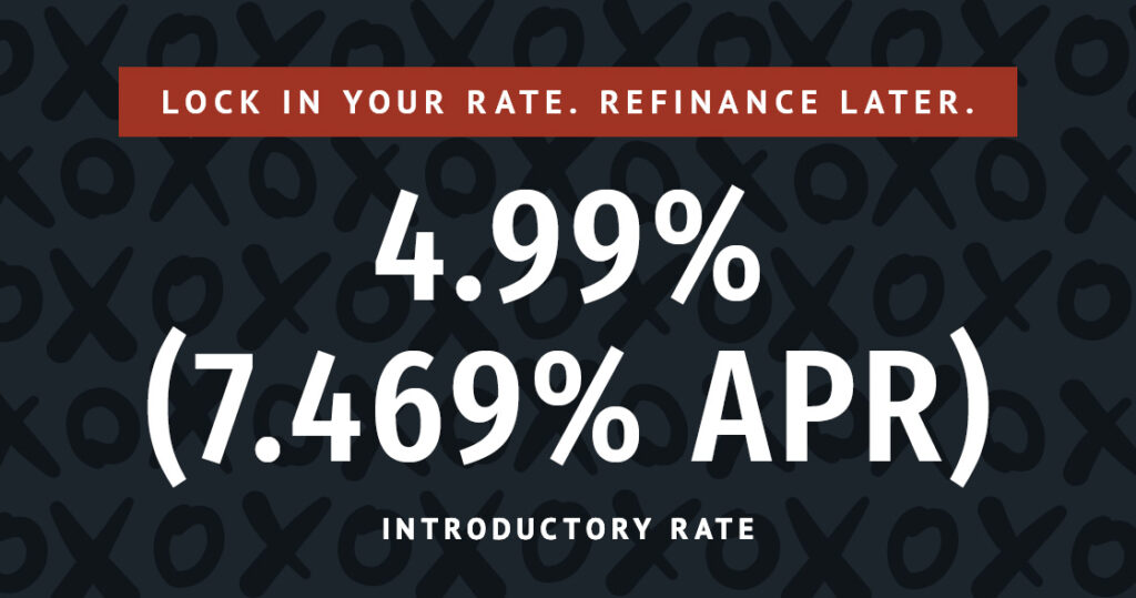 Lock in a low rate with CB JENI Homes and refinance later