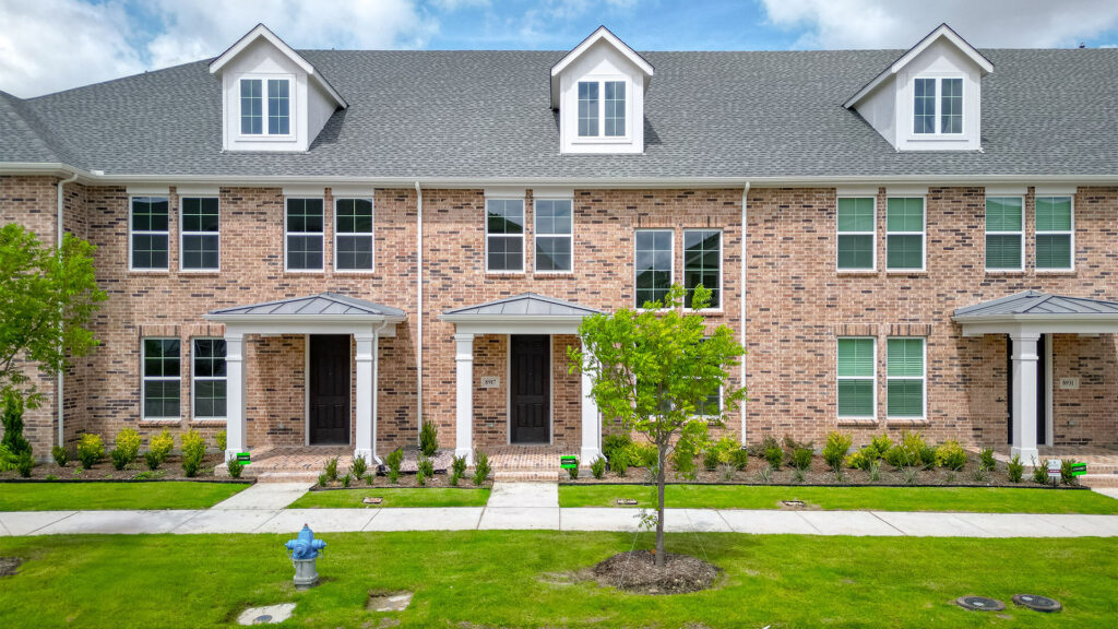 Exterior of 8917 Scarp Hill at Village on Main Street in Frisco, TX.