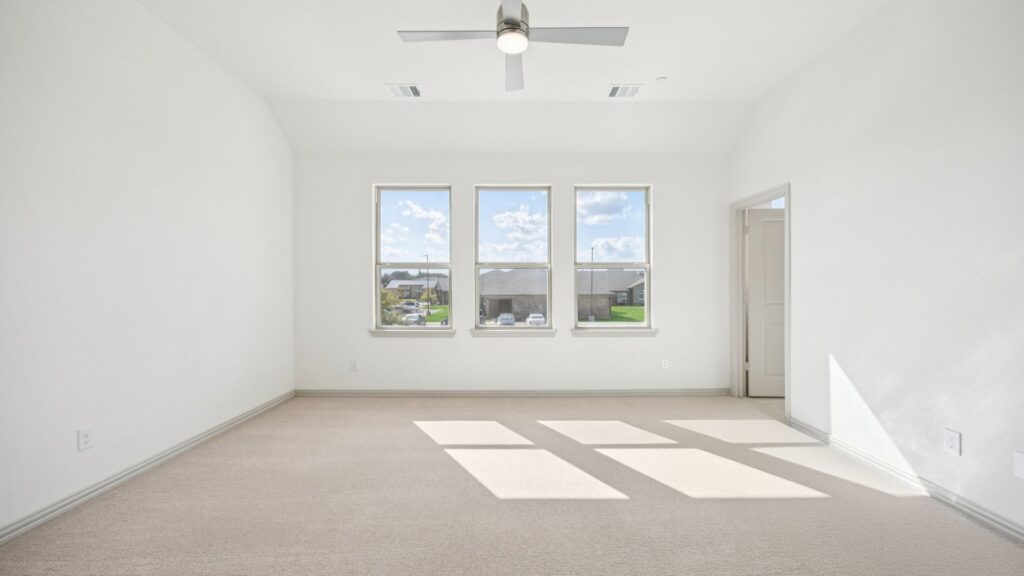 Owner's Suite in the Emily Floorplan at The Village at Midtowne in Midlothian, TX.