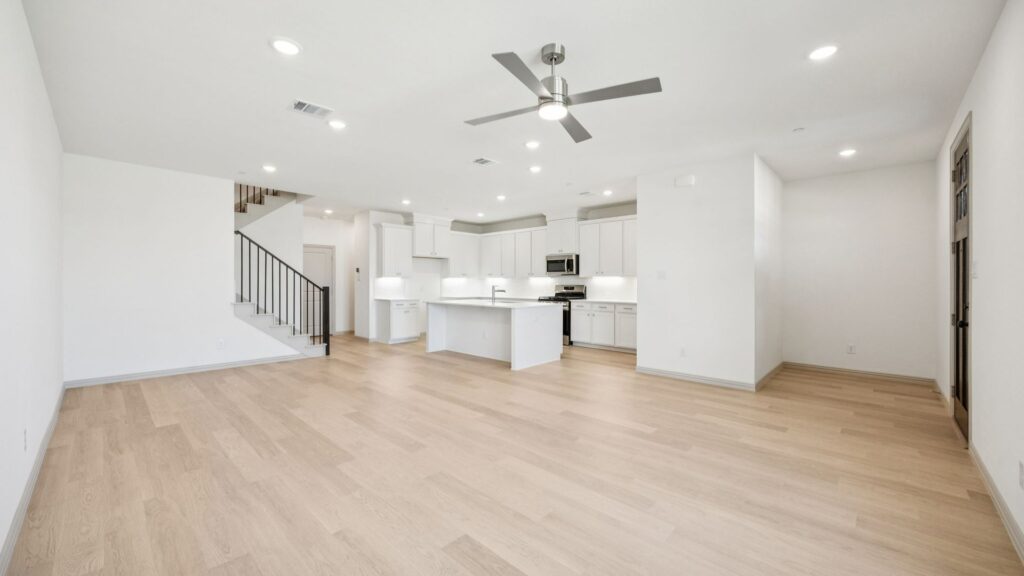 Dining in the Emily Floorplan at The Village at Midtowne in Midlothian, TX.