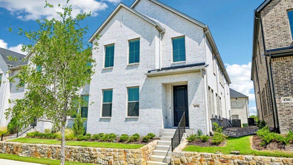 Exterior of 4770 Lunker Street at Painted Tree Woodland District in McKinney, TX.